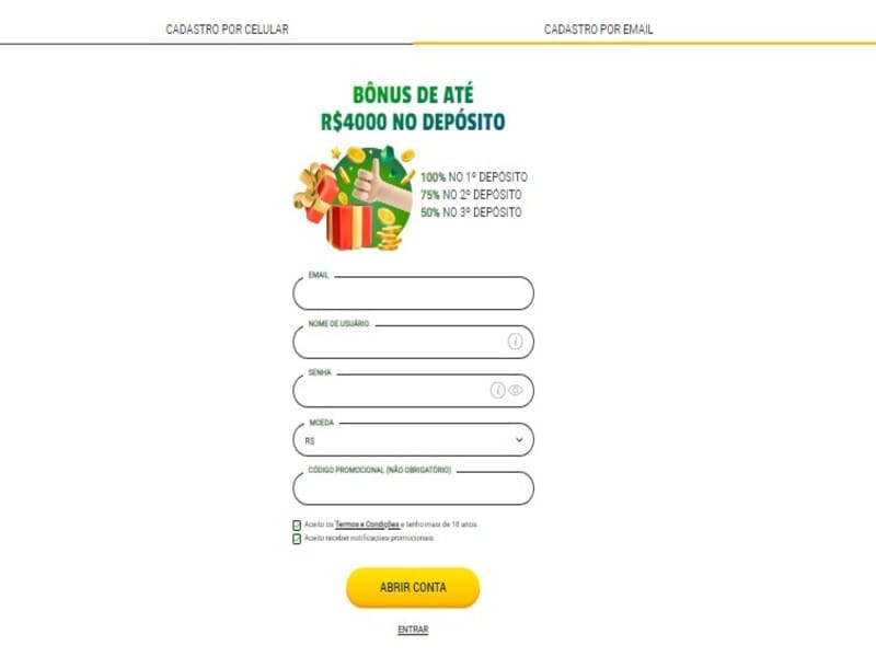 How to register and log in to Brazino casino